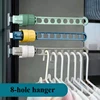 Drying Rack Balcony Clothes Drying Rack Wall Mounted Clothes Drying Rack Bathroom Drying Rack Indoor Space Saving 8 Holes 1