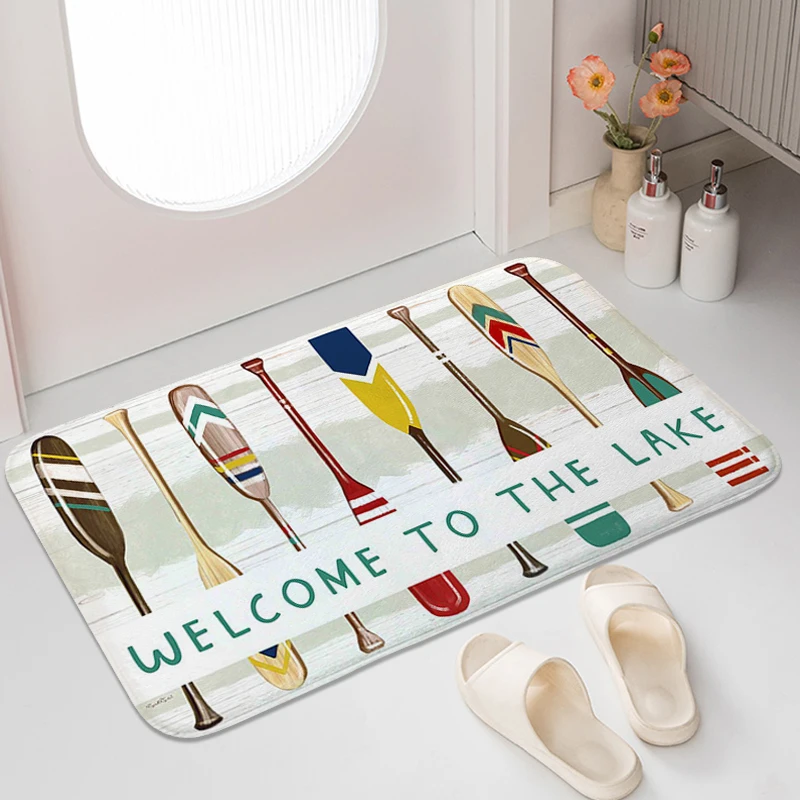 

Digital Print Welcome Mat Outdoor Entrance Doormat Carpet for Bedroom Kitchen Bathroom Living Room Rug Modern Home Decoration