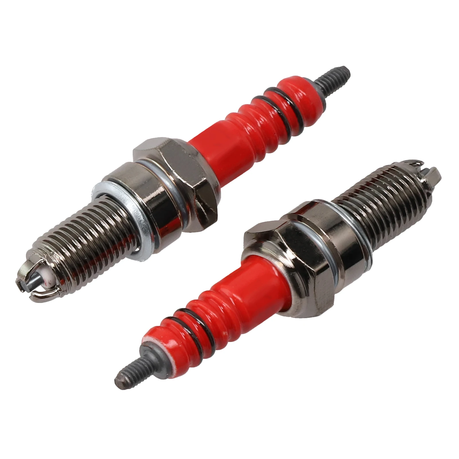 

2pcs Motorcycle Nozzle Accessories Three-claw Scooter Spark Plug Three-pole D8TC Spark Plug Fits CG 125cc 150cc 200cc 250cc