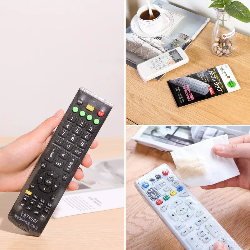 Transparent Remote Control Dust Protective Film waterproof heat shrink films TV Air Condition Remoter Control Protectors Cover