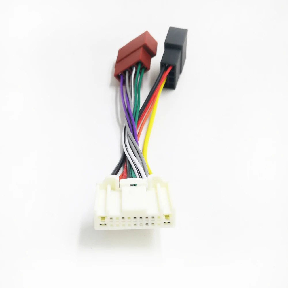 Biurlink 2025 자동차 라디오 ISO 커넥터 플러그 어댑터 닛산 무라노 Pulsar Micra Tiida CII Juke F15 Navara D40 용 배선 케이블