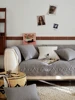Single Retro Heavy Embroidered Yarn-dyed Pure Cotton Sofa Cushion Living Room Cushion Sofa Cover Towel Four Seasons 5