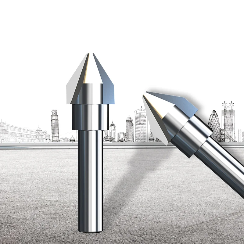 RUILITENGM35 Hss Chamfering Cutter 90 Degrees Chamfer Router Bit Deburring Tool 60 Degrees For Stainless Steel Wood 120