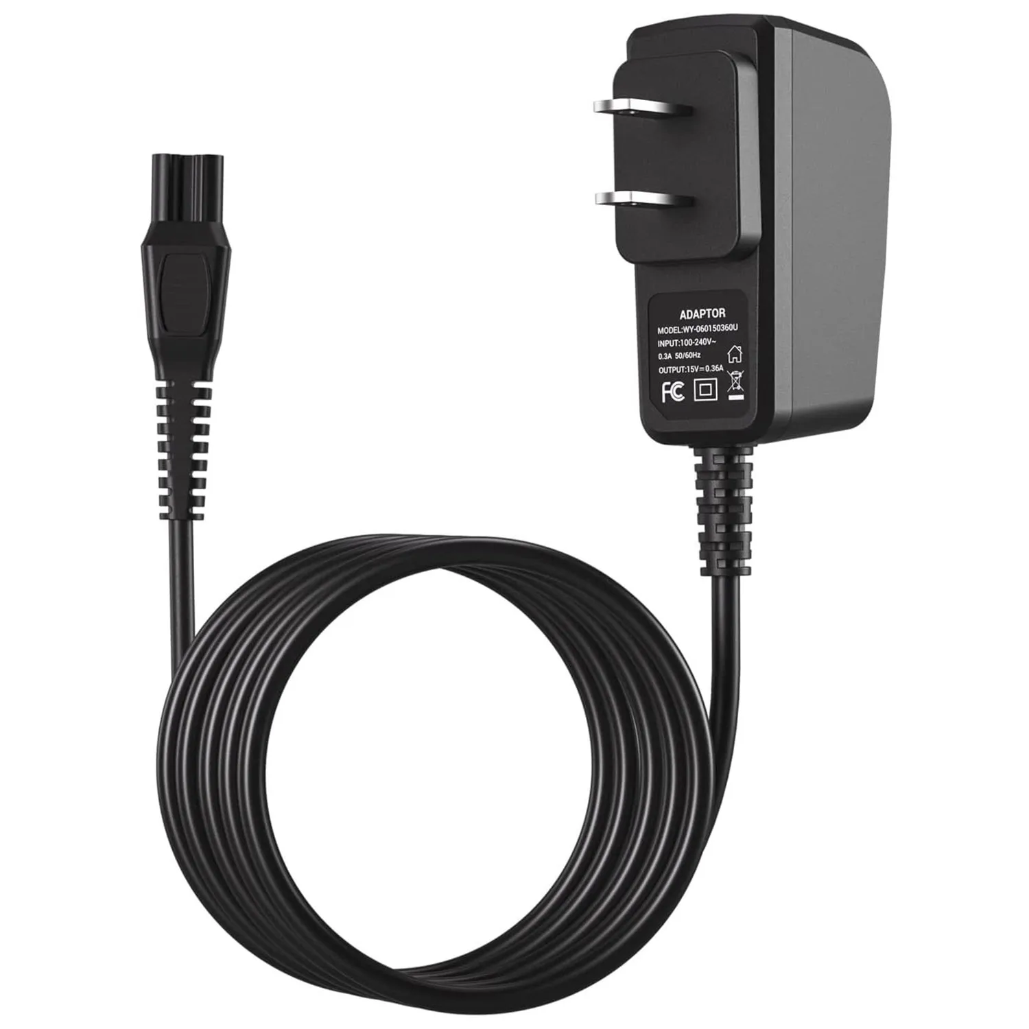 Cabo do Carregador Apto para Philips Norelco Shaver Hq8505 9000 7000 5000 3000 Series Mg7750 Mg7790 Barbeador Elétrico Aquatecarcitec 15v - Image 2