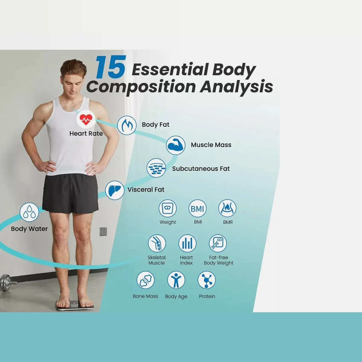 Smart Electronic Scale Wireless Digital Bluetooth Weight Scale With Smartphone Application electronic scale,weight scale