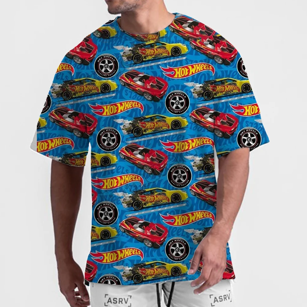 thumbnail image 1 of Camiseta clásica con estampado de anime de dibujos animados de Racing Story para hombre, para uso diario, ocio callejero, comodidad y estilo McQueen, 1 of 5