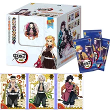 

Demon Slayer Game Cards Kimetsu No Yaiba Peripheral Character Table Playing Toys For Family Children Gift