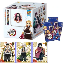 Jeu de cartes Demon Slayer Kimetsu No Yaiba, personnage périphérique, jouets de Table pour famille, cadeau pour enfants 