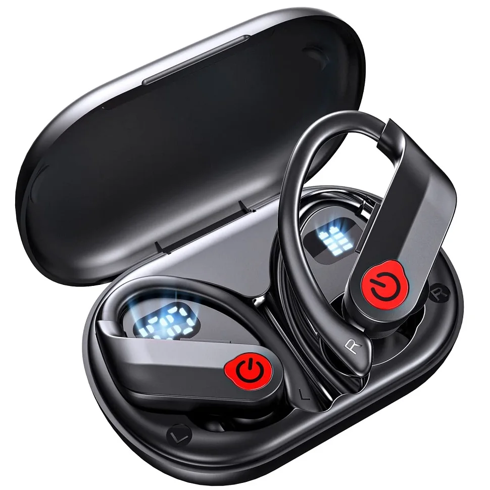 

TWS Bluetooth 5,1 наушники-вкладыши, спортивные наушники, светодиодные наушники, беспроводные наушники-вкладыши с шумоподавлением, микрофоном, 50 ч, Hi-Fi, время прослушивания музыки