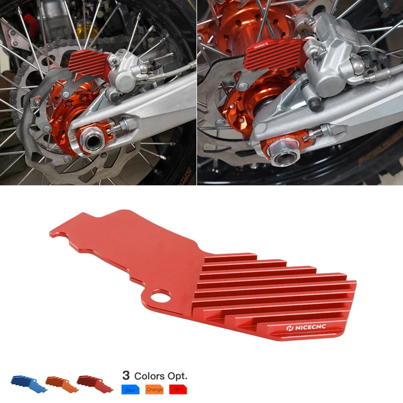 

NiceCNC Rear Brake Heat Sink Caliper Cooler For GasGas 125 200 250 300 EX EC MC 2021-2023 250 300 350 450 EXF ECF MCF 2021-2023