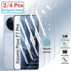 Premium Tempered Glass Screen Protector - Ultra Clear, Fingerprint Unlocked, 2/4 Pack - 2Pcs HD Glass