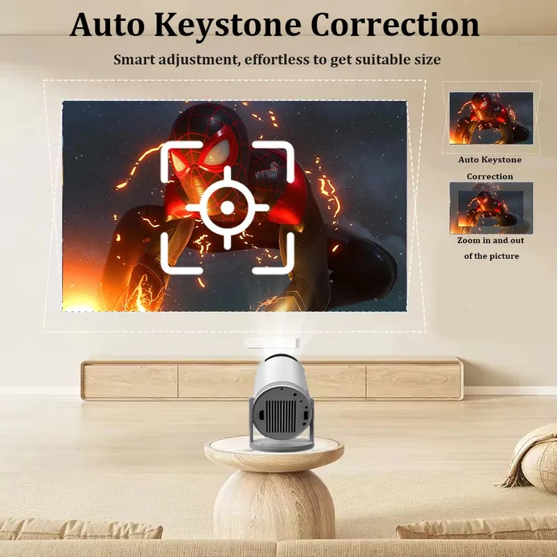 2026 Arrival FY300 4K Projector 260ANSI Portable Theater Dual Band Wifi6 BT5.0 1080P 720P Home Cinema Outdoor Mini HD Projectors