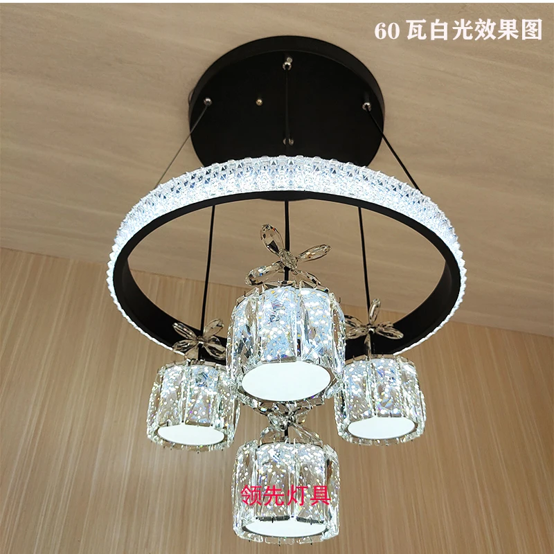 Lustre de Cristal Decoração do Quarto Luxo Moderno Quarto Sala Jantar Design Ajustável Luzes Teto Corredor Lampara Techo Jw50dd 1 jantar design ajustável luzes teto corredor lampara