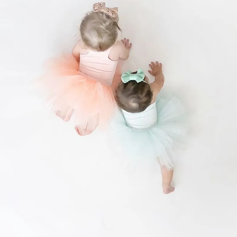 Baby Girl Princess Tutu Dress Sleeveless Infant Toddler Puffy Ballet Dress Party Dance Baby Clothes 1-8Y girls dress princess costume kids clothes children dance suit