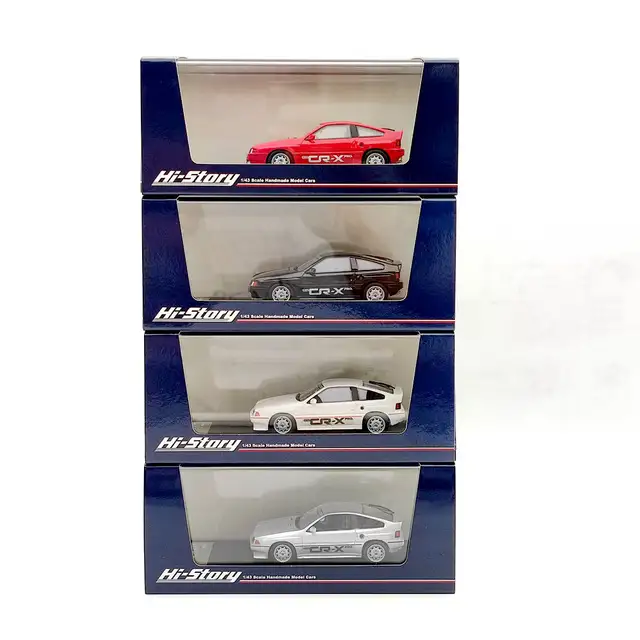 Hi-Story 1:43 For 1984 Honda CR-X PRO HS342 Resin Model Toys Car 