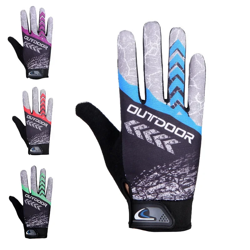 MTB Bike Bicycle Gloves Cycling Full Finger Glove Motorcycle Gloves Men Women Non-slip Sunscreen Breathable Touchscreen Outdoor 5