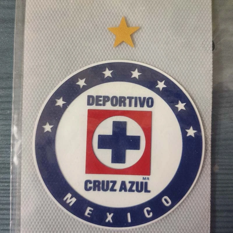 Mexico Cruz Azul one Stars Silicone Material Football Team Logo - Main Image