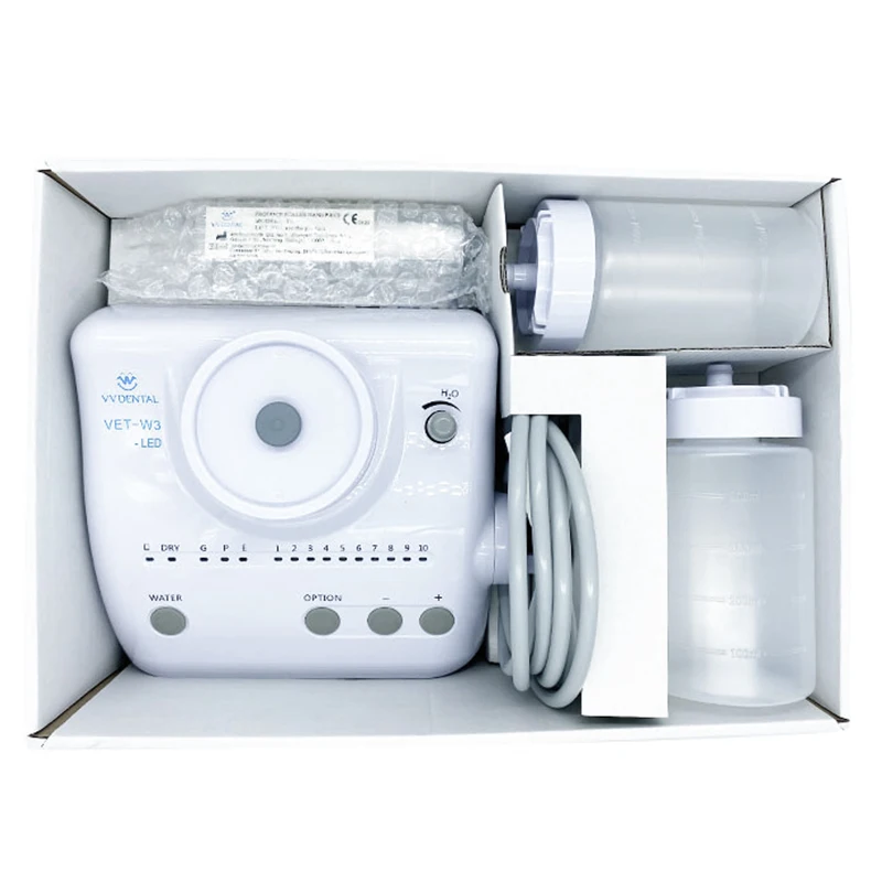 VRN Dental Portable Ultrasonic Piezo Scaler K08B 5*Tips fit EMS Woodpecker
