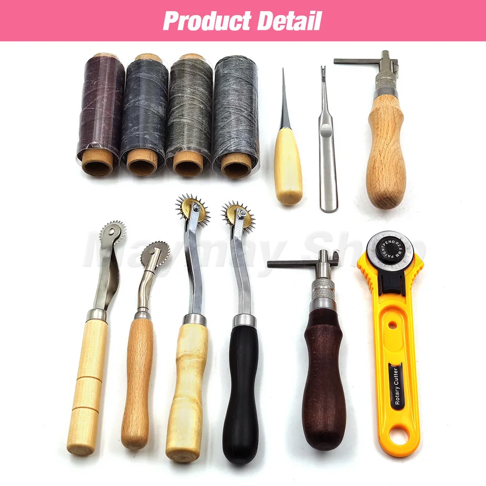 STARTOGOO Fili per Ricamo Set, 205pcs Cuciture Punch Aghi Set di