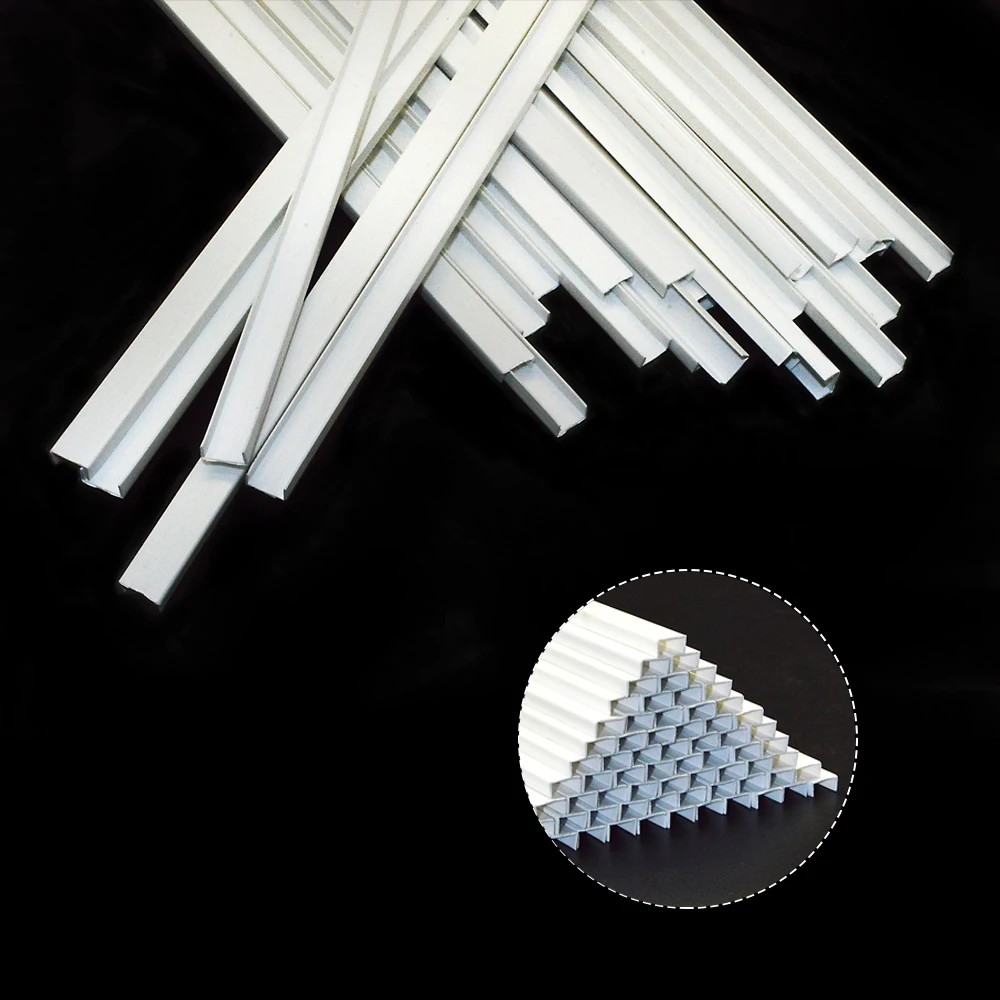 DIY Building House Scene Materials ABS Plastic Stick Tube Accessories 25Pcs