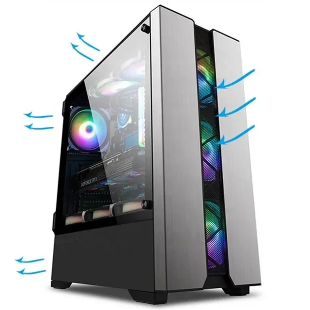 Дешевый полный комплект ПК Core i7-12700F 12-го поколения, лучший игровой настольный компьютер 16 ГБ, 32 ГБ SSD, 1 ТБ RTX 2060 3060 12 ГБ GDDR6, геймерский компьютер 2