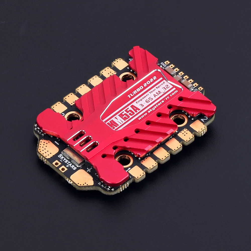 

Skystars AM32 KM55A 4IN1 ESC 3-6S Lipo AM_32 DShot600 20*20mm M3 Mounting holes for Rc Multirotor FPV Racing Drone