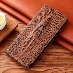 Premium Genuine Leather Flip Wallet Case for Asus ROG and Zenfone Series (Brown)