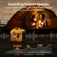 MAXPEEDINGRODS 1200W générateurs d'onduleur générateur silencieux d'essence Portable générateur d'énergie Portable pour RV 3