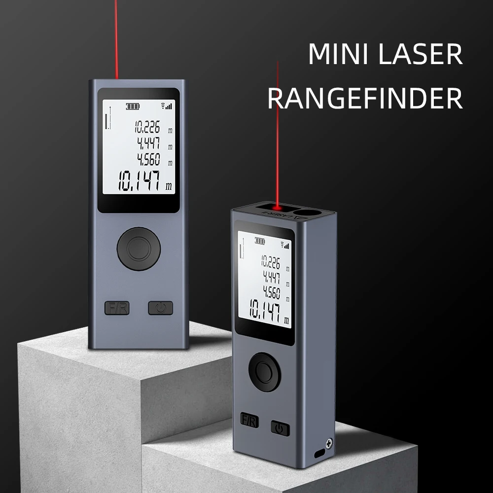 NOHAWK-Mini-Laser-Distance-Meter-USB-Rechargeable-Portable-Handheld ...