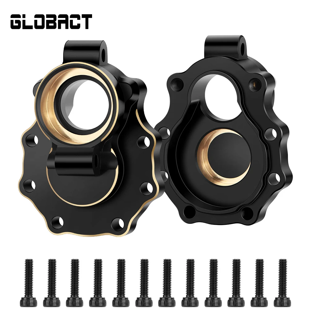 

GLOBACT Brass задний внутренний портальный привод 63g для TRX4 TRX6 1/10 RC Crawler Car обновляет детали замены 8253 2шт