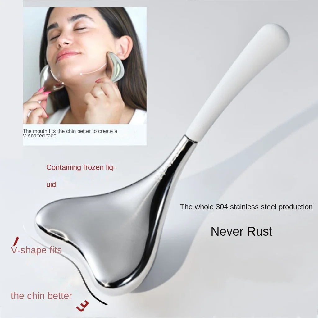 

Ледяная волна, холодный компресс, лечебная терапия ледяными шариками, массажер для лица из нержавеющей стали, зеркальная ложка и искусство