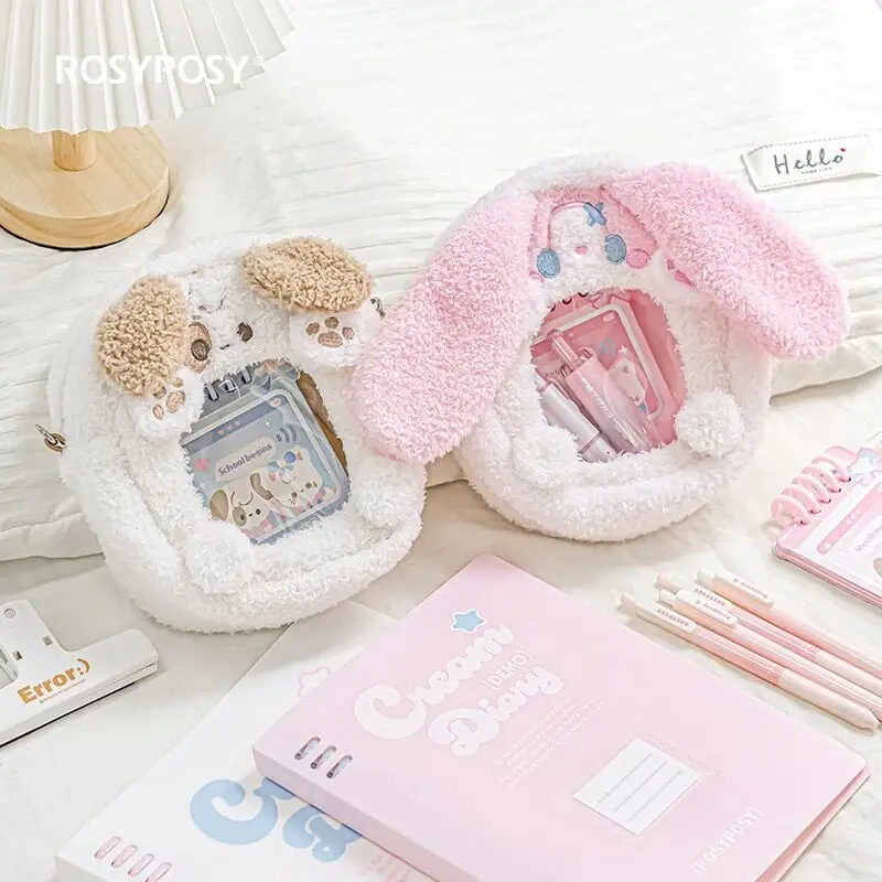 Transparent Storage Bag MINKYS Kpop Photocards Handbag Shoulder Crossbody