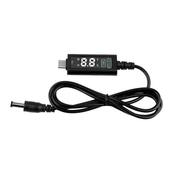 Adjustable Voltage USB to DC Converter Cable with Memory Function (Type - C)