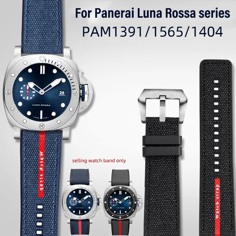 Luminor Rubber - Cinturino orologio in caucciù silicone per