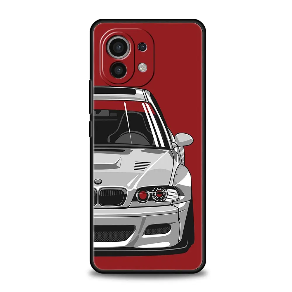 JDM Sports Cars Comic Soft TPU Phone Case Cover