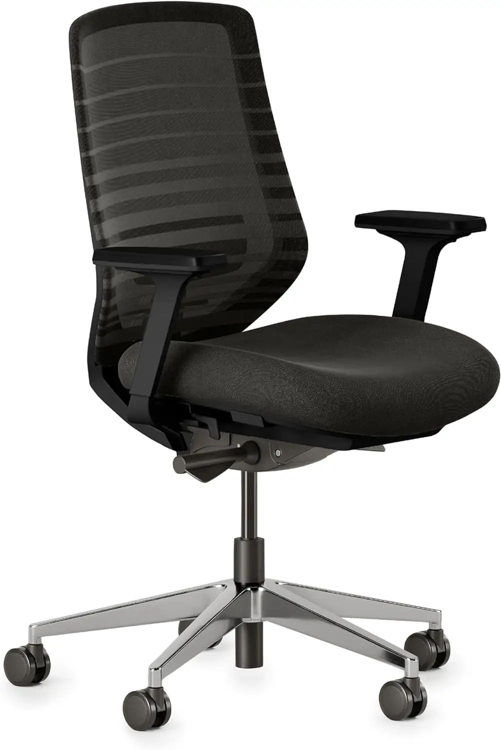 

Ergonomic Chair - A Versatile Desk Chair with Adjustable Lumbar Support, Breathable Mesh Backrest, and Smooth Wheels