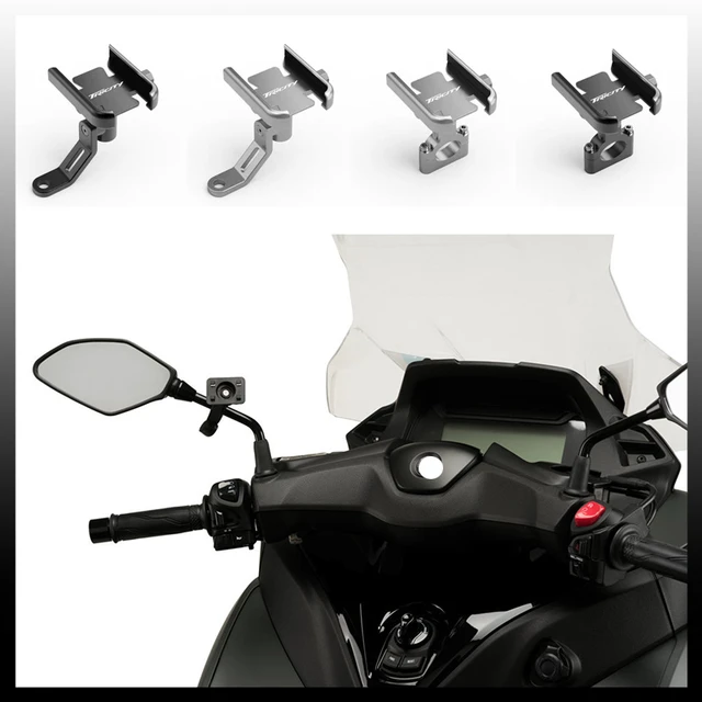 For Yamaha Tricity 300 125 155 2018 2019 2020 2021 2022 Yamaha Accessories  Motorcycle Handlebar Back Mirror Mobile Phone Holder -  Gps/intercoms/navigation Holder - AliExpress