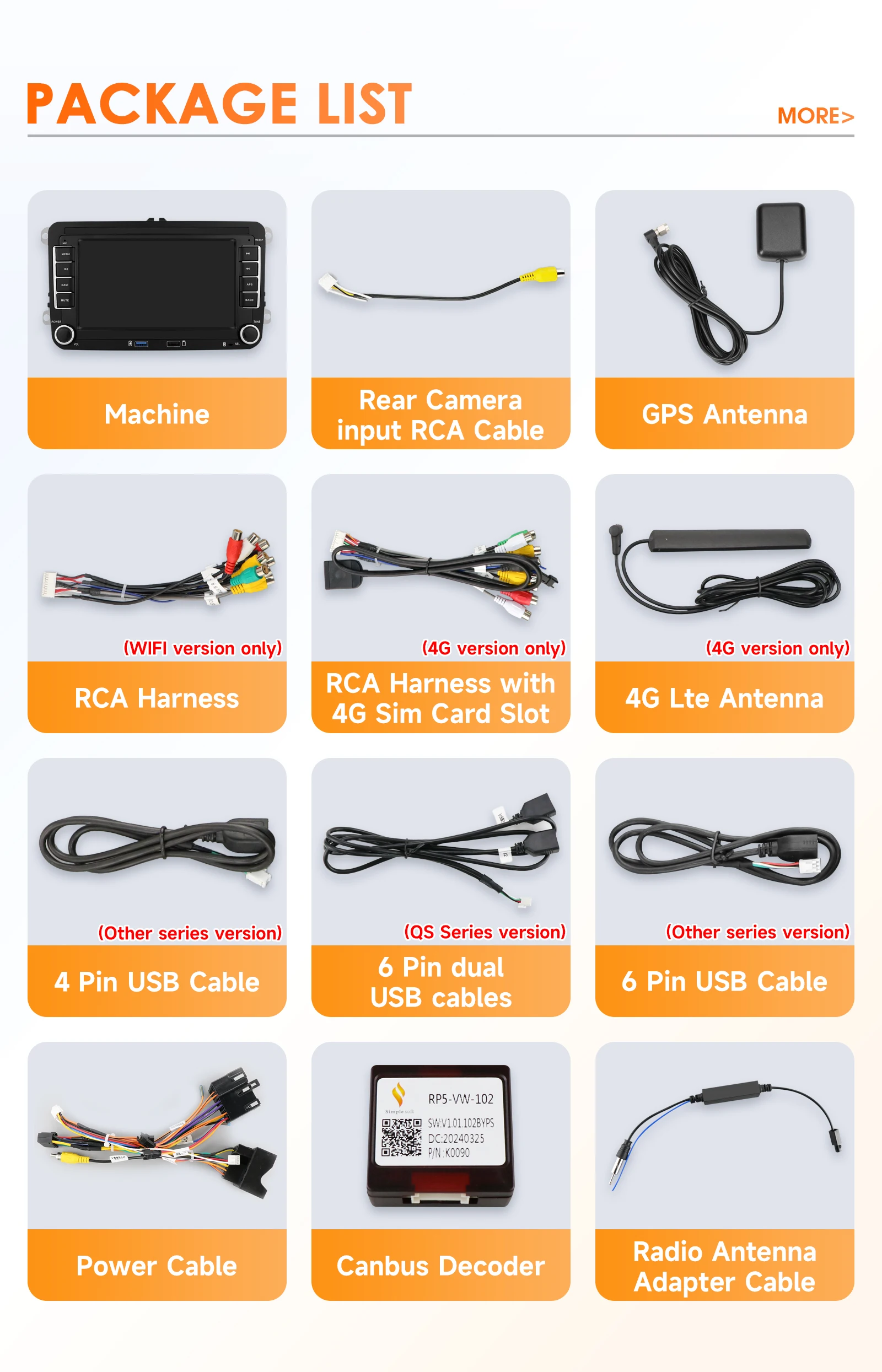 Autoradio Android Hizpo 2Din de 7 "para VW Volkswagen Golf Passat B7 B6 Skoda Seat Octavia Polo Tiguan Jetta Auto CarPlay GPS RDS 6