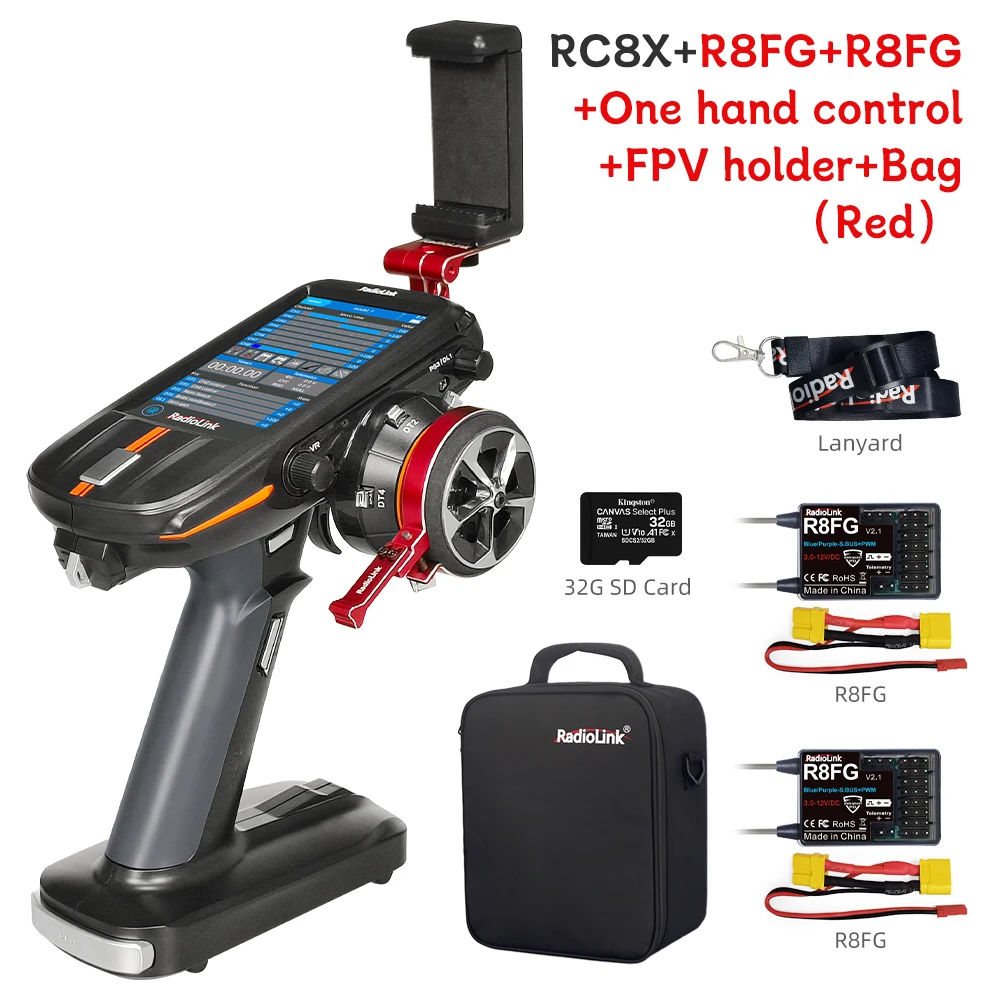 RadioLink RC8X ラジコンプロポ Amazon | Radiolink RC8X 2.4GHz 8CHプロポセット RCカー用送信