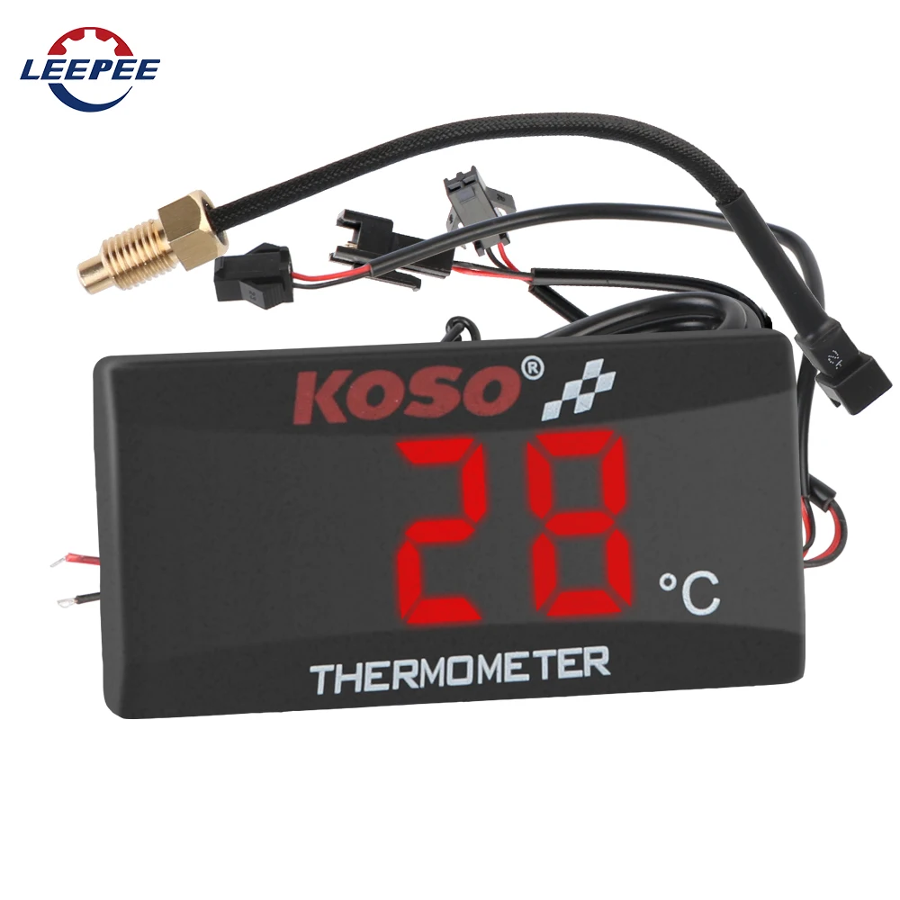 Motorcycle Thermometer 0~120&deg;C Monitor with Sensors