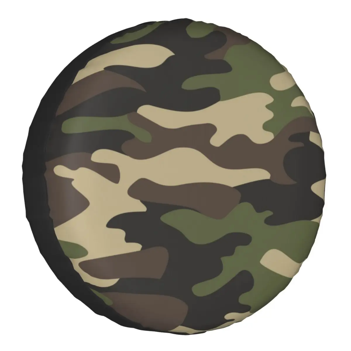 

Green Brown Military Camouflage Spare Wheel Tire Cover for Toyota Land Cruiser Prado Army Jungle Camo RV SUV 4WD Vehicle
