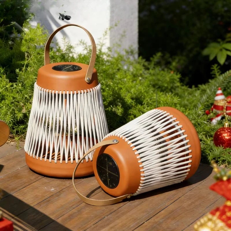 Tragbare Gartenleuchte aus Aluminiumseil für den Außenbereich