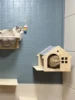 Cat Wall Climbing House Shelf Bed Wall Mounted Tree Tower Hiding House Villa Castle for Indoor Cats Accessories Sleeping 5