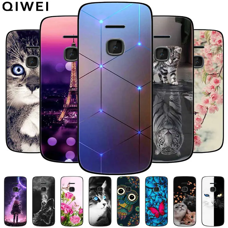Custodia In Silicone Morbido Per Nokia 8210 4G (2.8") - Ultra Sottile, Antiurto, Anti-graffio, Colore Nero