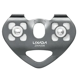 Heavy - Duty 30kN Cable Trolley Pulley with Ball Bearing for Climbing & Zipline Adventures (GRAY)