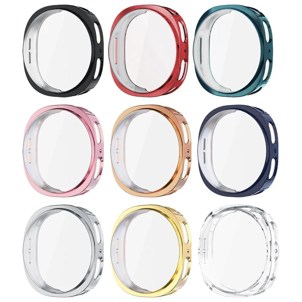 Soft TPU All-Around Protective Case with Screen Protector for Smartwatch - 44mm/40mm Accessories