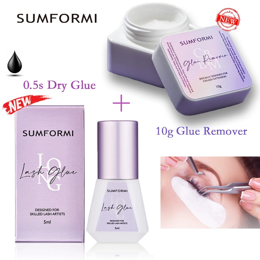 SUMFORMI5mlThinGlueforEyelashExtension05sDryGlueLashes