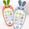 Baby Phone Toy Music Sound Telephone Sleeping Toys With Teether Simulation Phone Kids Infant Early Educational Toy Kids Gifts 3