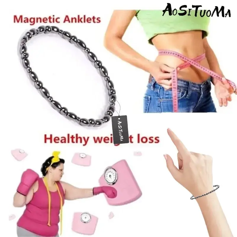 Rainso Bracciale Da Donna, Bracciale Agnetico In Acciaio Al Titanio - Foto 2