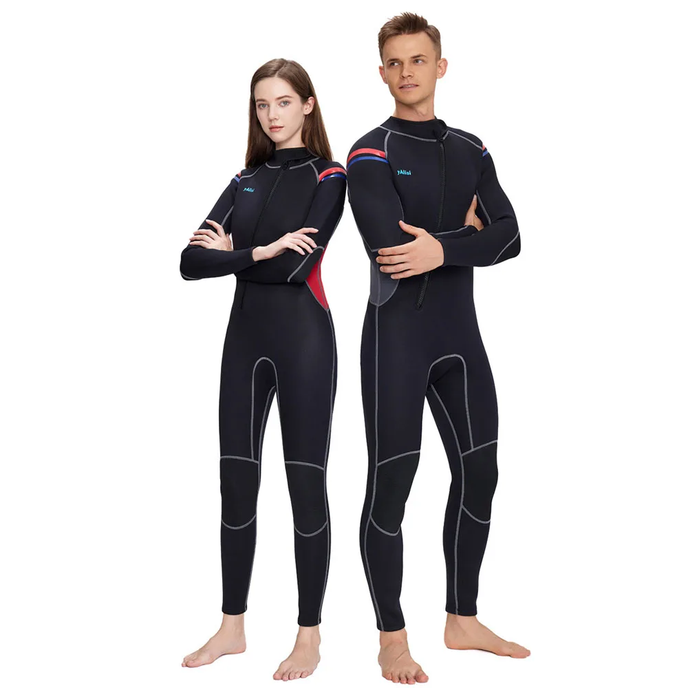 3mm Neoprene Men Wetsuit Surfing Scuba Diving Snorkeling Swimming Body Suit Wet Suit Surf Kitesurf Clothes Equipment 2